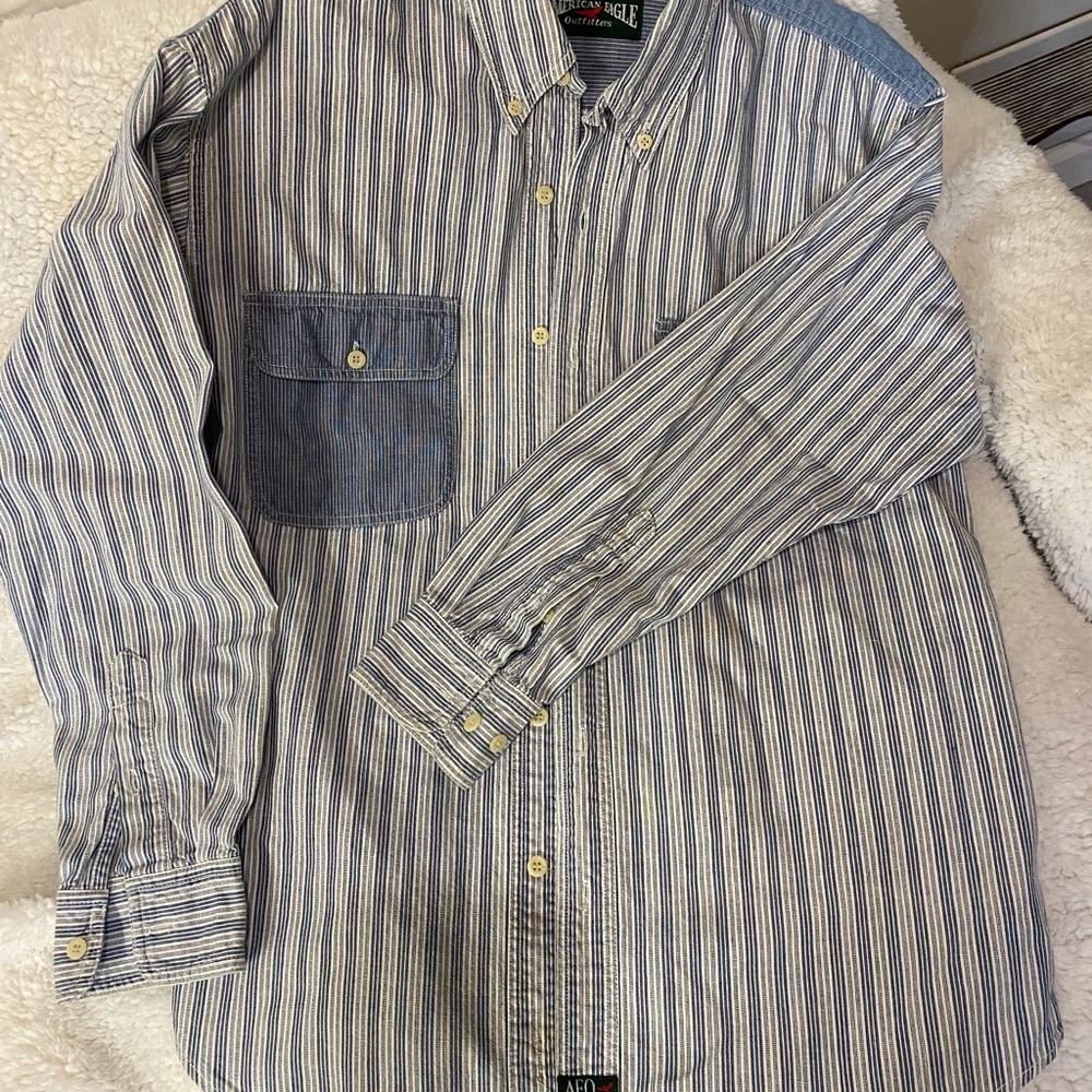Vintage AEO denim shirt